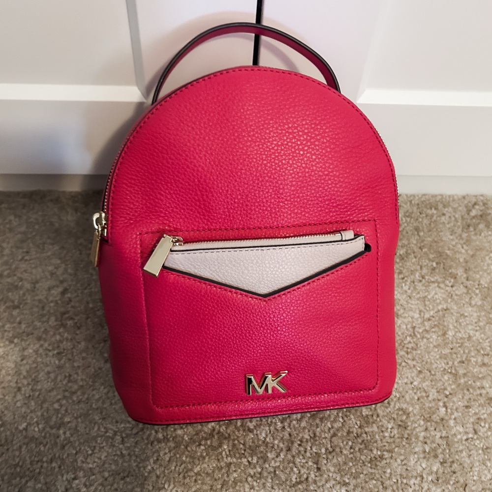 Michael Kors Fuchsia Backpack